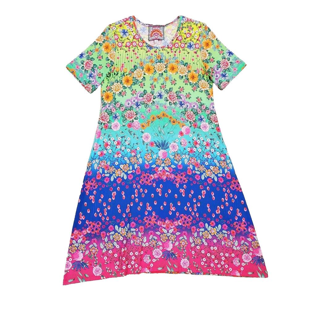 Johnny Was Floral Multicolor Dress
